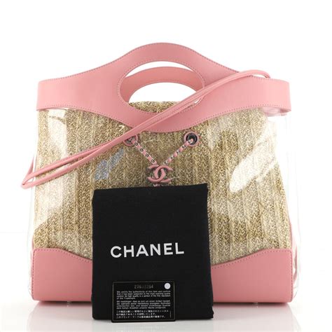 chanel 31 shopping bag pvc|chanel 31 rue cambon bag.